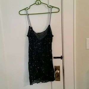 Free People Sequin Slip Dress